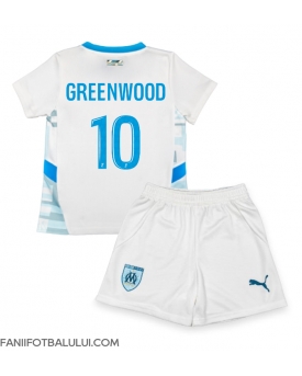 Olympique de Marseille Mason Greenwood #10 Echipament de Fotbal Replică 2024-25 Copii Acasa (+ Șorturi)